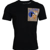 Dolce &amp; Gabbana – Schwarzes Sneek-T-Shirt aus Baumwolle mit kurzen Ärmeln