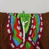 Dsquared² Multicolor Printed Men Beachwear Shorts Swimwear