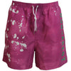 Dsquared² Pink Tie Dye Logo Men Beachwear Shorts Swimwear