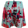 Dsquared² Multicolor Printed Beachwear Shorts Swimwear