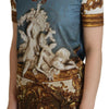 Dolce & Gabbana Multicolor DG Logo Angel Printed Shirt Top