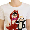 T-shirt en coton à imprimés emblématiques Dolce &amp; Gabbana