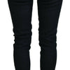 Acht Dark Blue Low Waist Slim Fit Women Denim Jeans