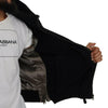 Dolce & Gabbana Black Nylon Hooded Full Zip Men Coat Jacket