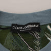 Dolce &amp; Gabbana Mehrfarbiger Pullover aus Dschungelwolle mit Logo