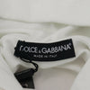 Sweat à capuche élégant avec logo blanc Dolce &amp; Gabbana