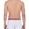 Bikkembergs White Cotton Men's Underwear Trunk Twin Pack