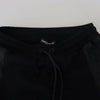 Pantalon de jogging noir élégant Dolce &amp; Gabbana pour l'homme moderne