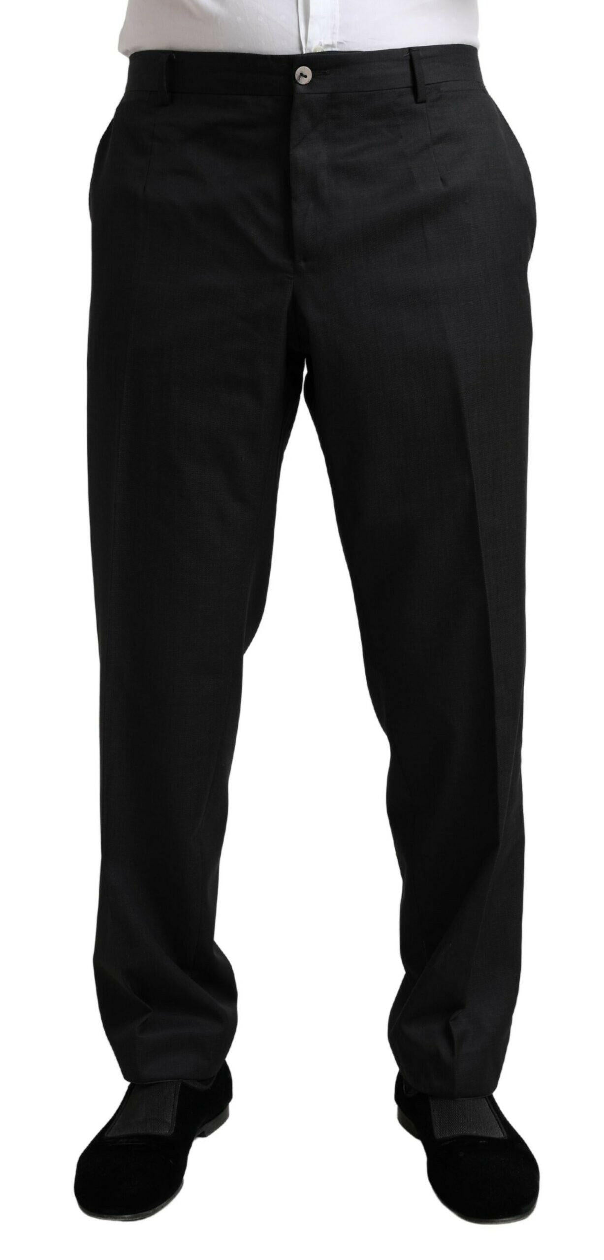 Dolce &amp; Gabbana – Schwarzer, einreihiger, zweiteiliger MARTINI-Anzug