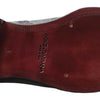Dolce &amp; Gabbana Grau Leder Herren Stiefeletten Schuhe