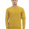 Alpha Studio Gelber Wollpullover