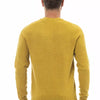 Alpha Studio Gelber Wollpullover