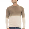 Pull homme en alpaga beige Alpha Studio