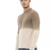 Pull homme en alpaga beige Alpha Studio