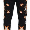 Dolce & Gabbana Black Orange Star Trousers Sport Pants