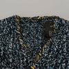 Dolce &amp; Gabbana Blue Button Cardigan Fatto A Mano Pullover