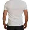 Dolce & Gabbana White Cotton Logo Short Sleeve Polo T-shirt