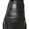 Dolce &amp; Gabbana – Slipper-Loafer aus schwarzem Leder mit Nähten