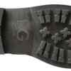 Dolce & Gabbana Black Gray Leather Mid Calf Boots Shoes