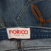 Fiorucci Blue Washed Mid Waist Slim Fit Denim Jeans