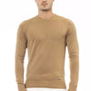 Baldinini Trend Beige Modal Pull Homme