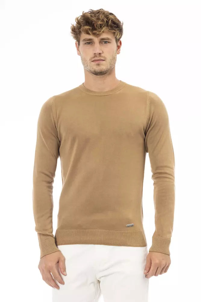 Baldinini Trend Beige Modal Pull Homme