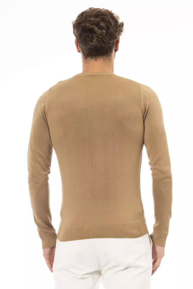 Baldinini Trend Beige Modal Pull Homme