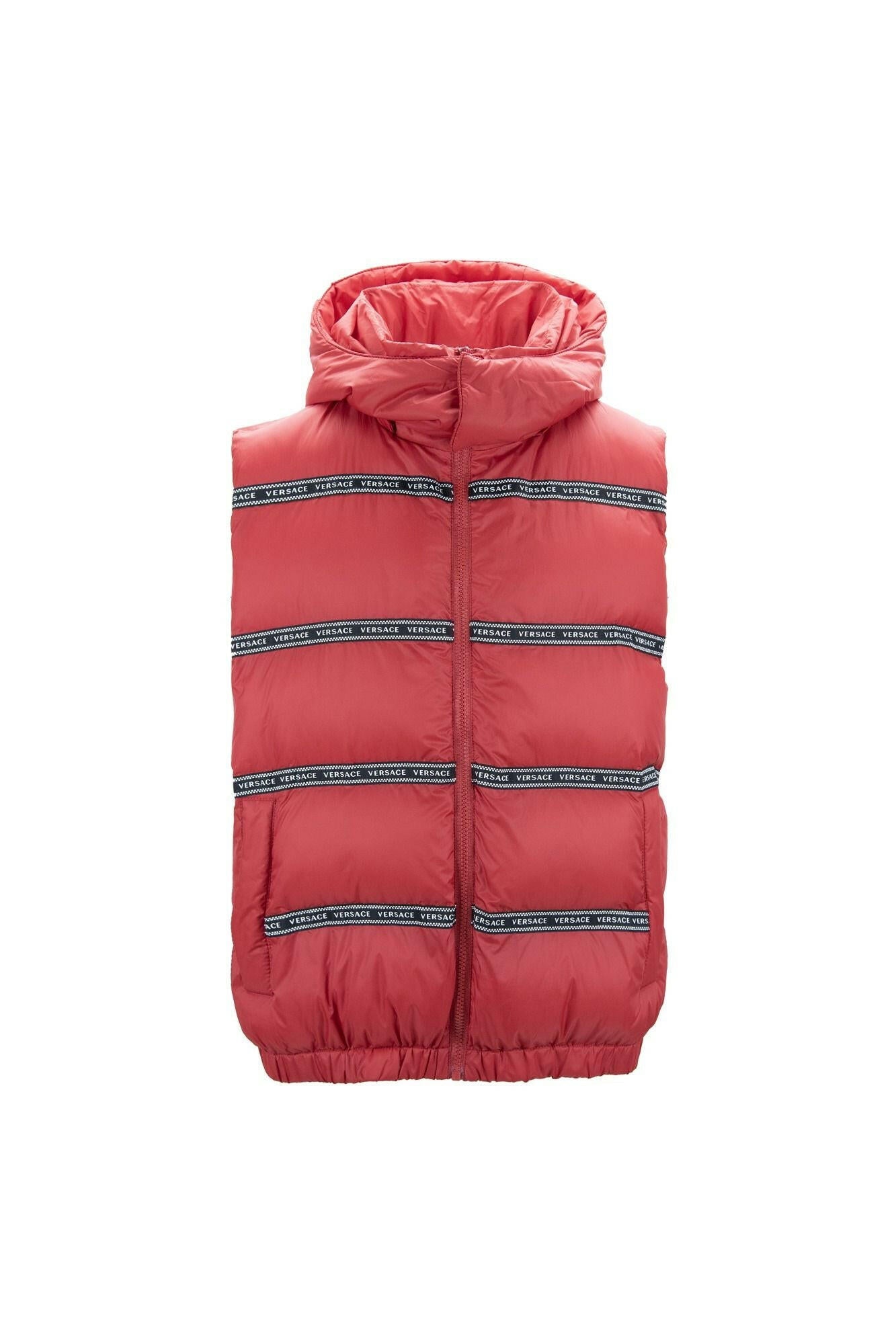Versace Red Polyester Vest