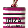 Étui pour Airpods en cuir fuchsia chic Dolce &amp; Gabbana