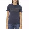 T-shirt femme en coton bleu tendance Baldinini