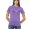 T-shirt femme en coton violet tendance Baldinini