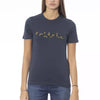 T-shirt femme en coton bleu tendance Baldinini