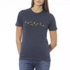 T-shirt femme en coton bleu tendance Baldinini