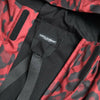 Dolce & Gabbana Red Leopard Hooded Rain Coat Jacket