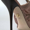 Dolce & Gabbana Light brown Slingback Corset Style Fastening stiletto heels