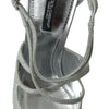 Dolce & Gabbana Silver Shimmers Sandals Heel Pumps Shoes