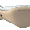 Dolce & Gabbana Silver Shimmers Sandals Heel Pumps Shoes