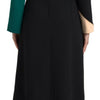 Dolce & Gabbana Multicolor Long Sleeves A-line Maxi Dress