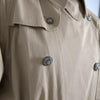 Dolce &amp; Gabbana – Zweireihige Trenchcoat-Jacke in Khaki