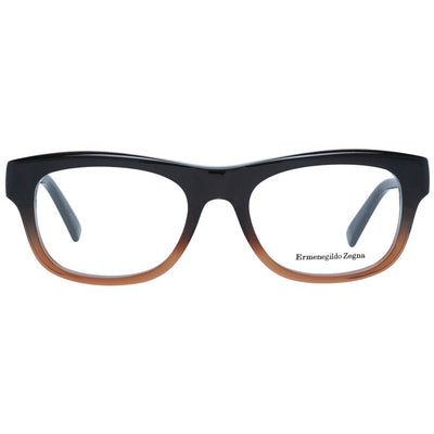 Ermenegildo Zegna Brown Plastic Glasses (Frames)