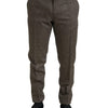 Pantalon chino skinny élégant en laine Dolce &amp; Gabbana