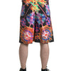 Dolce & Gabbana Multicolor Printed Cotton Men Bermuda Shorts