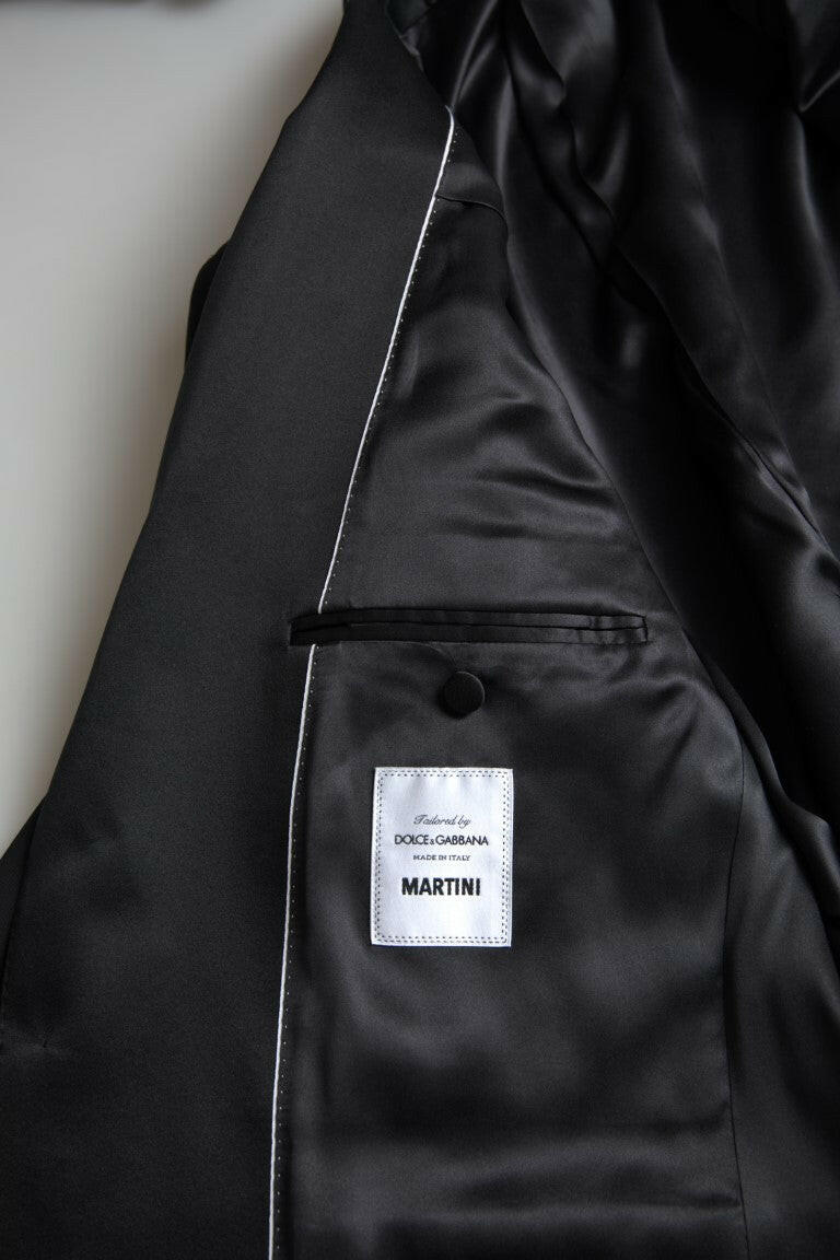 Costume deux pièces slim noir élégant Dolce &amp; Gabbana