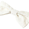 Dolce & Gabbana Ivory Fantasy Pattern Adjustable Neck Papillon Bow Tie