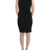 Roccobarocco Black pencil sheath dress