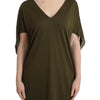 John Galliano Green shortsleeved blouse top