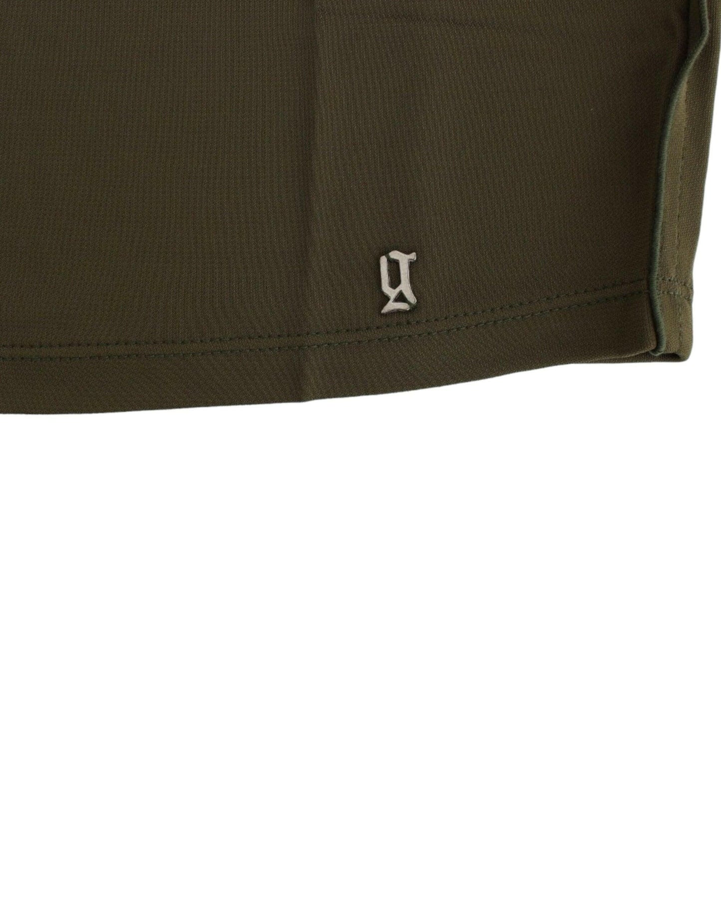 John Galliano Green shortsleeved blouse top