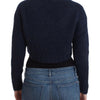 John Galliano Blue cropped cardigan