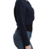 John Galliano Blue cropped cardigan