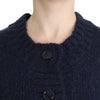 John Galliano Blue cropped cardigan